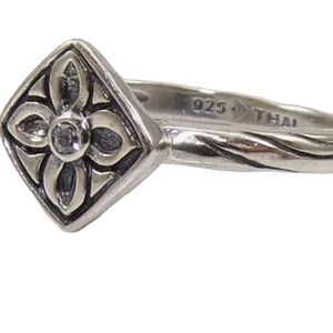 Silpada .925 Sterling Silver Belle Fleur Ring size 7